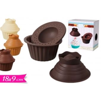Mini Swirl Cupcakes Candy Silicone Mold - Fondant Mold Cake Cupcake De –  FLEXARTE USA