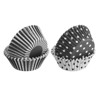 Cupcake Cases - Black