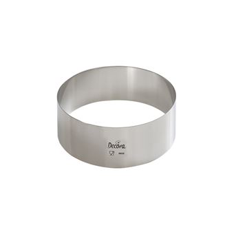 STAINLESS STEEL CAKE RING - HEIGHT cm. 3,5 | Allforfood