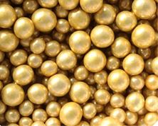 Picture of GOLD SUGAR PEARL MIX 406MM X 1G MIN 50G